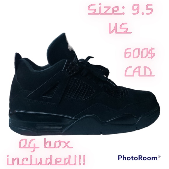 Jordan 4 “Black cats” for sale!! - Picture 1 of 1
